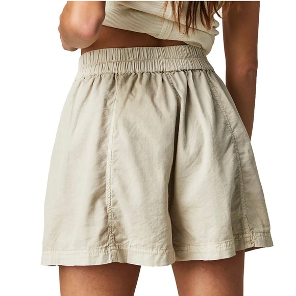 Free People Pants - 1863. Free People Get Free Poplin Pull On Shorts